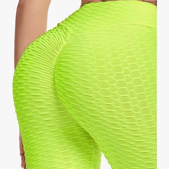 ⭐️HIGH Waisted Workout Butt Lifting Scrunch Booty Tummy Control Capri Leggings⭐️ - Picture 2 of 4